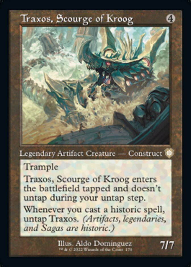 Traxos, Scourge of Kroog (Retro) [The Brothers' War Commander] | Fandemonia Ltd