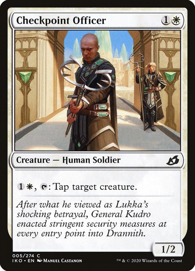 Checkpoint Officer [Ikoria: Lair of Behemoths] | Fandemonia Ltd