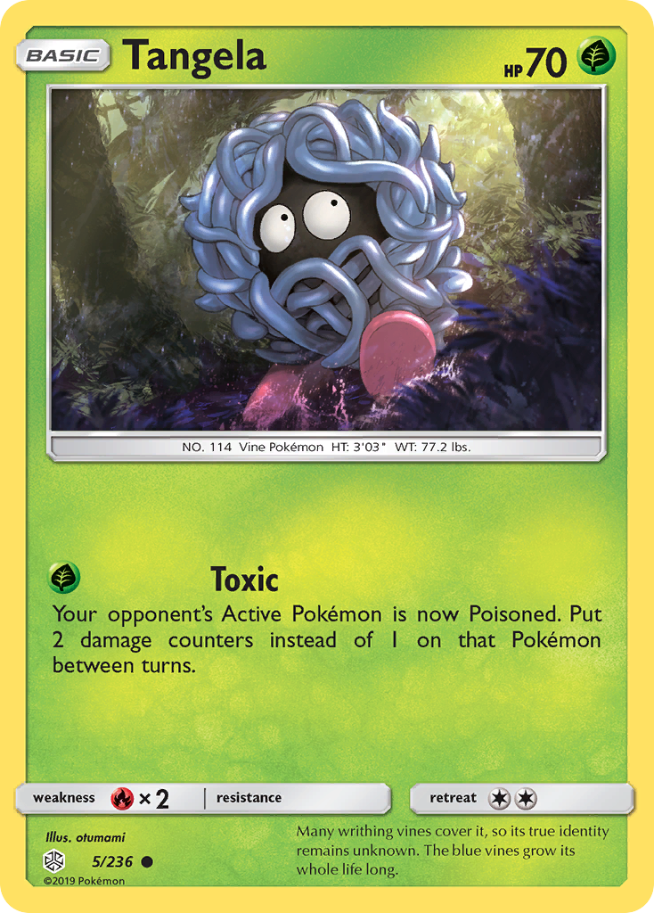 Tangela (5/236) [Sun & Moon: Cosmic Eclipse] | Fandemonia Ltd