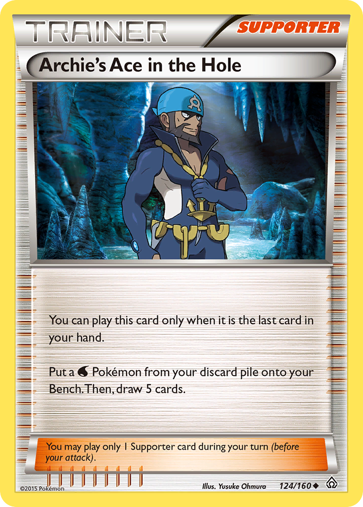 Archie's Ace in the Hole (124/160) [XY: Primal Clash] | Fandemonia Ltd