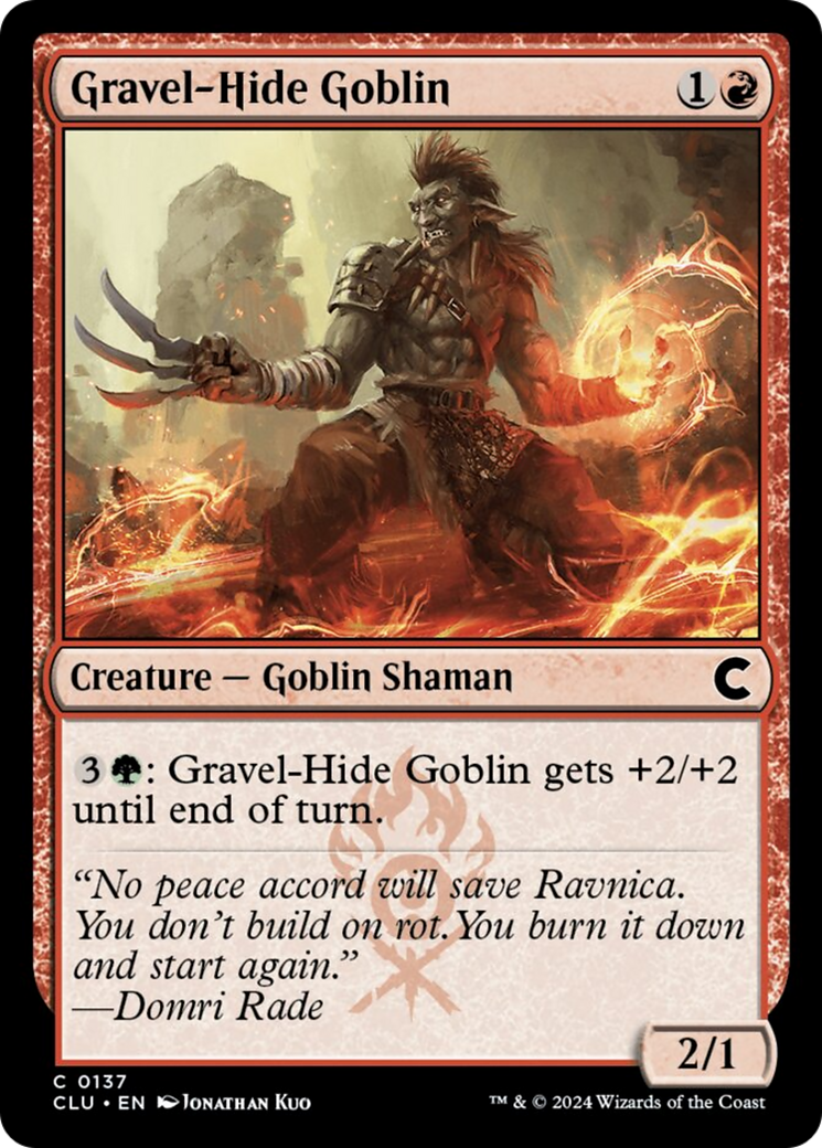 Gravel-Hide Goblin [Ravnica: Clue Edition] | Fandemonia Ltd