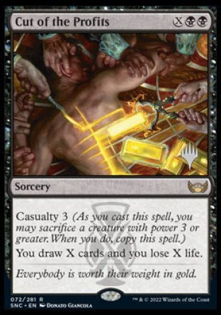 Cut of the Profits (Promo Pack) [Streets of New Capenna Promos] | Fandemonia Ltd