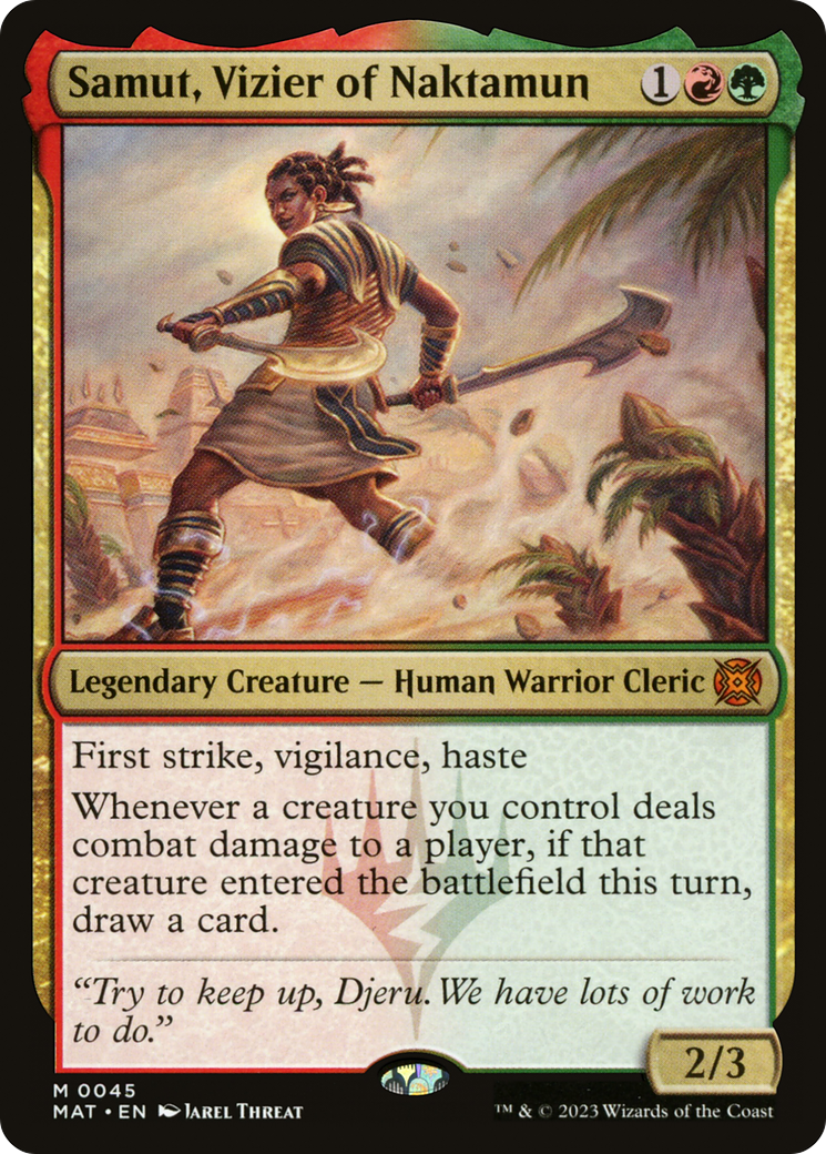 Samut, Vizier of Naktamun [March of the Machine: The Aftermath] | Fandemonia Ltd