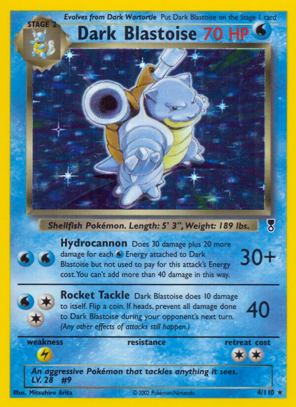 Dark Blastoise (4/110) (WotC) (Theme Deck Exclusive) [Legendary Collection] | Fandemonia Ltd