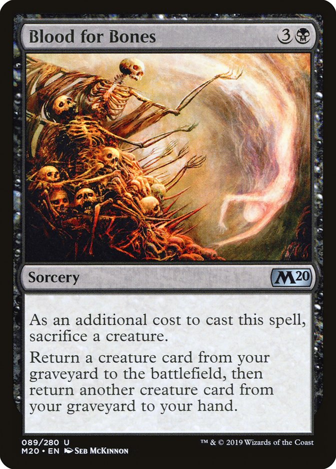 Blood for Bones [Core Set 2020] | Fandemonia Ltd
