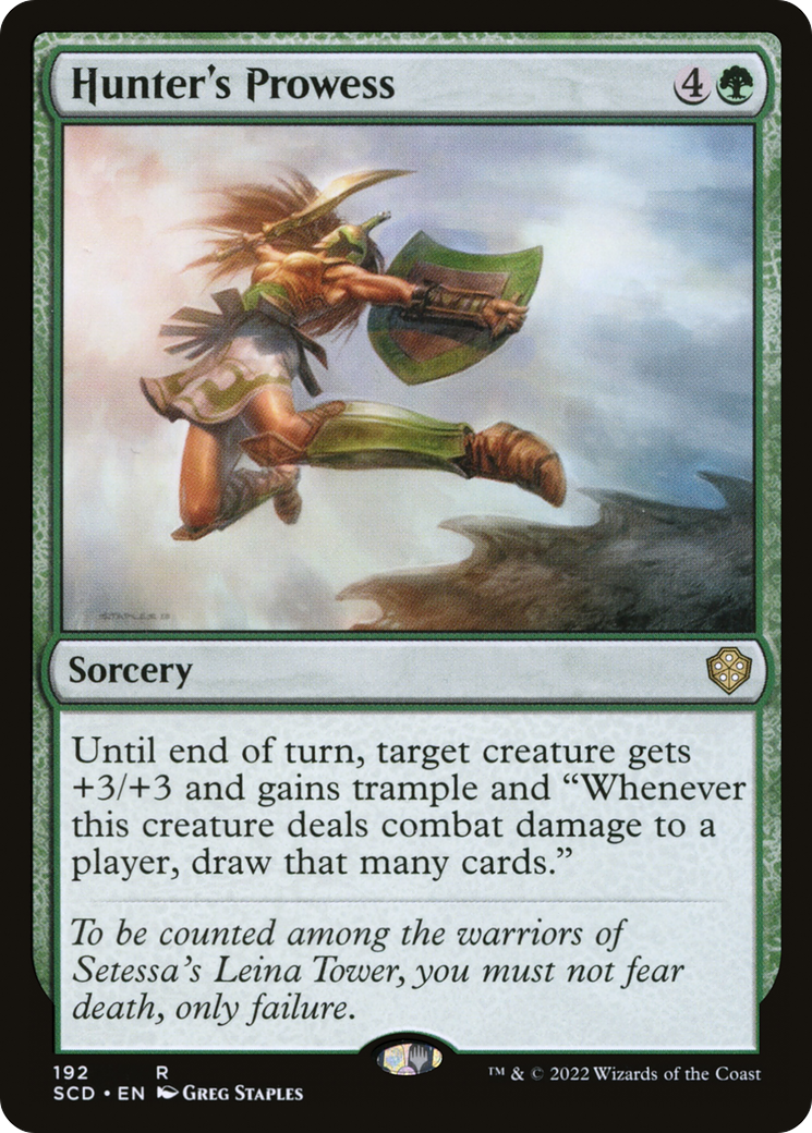 Hunter's Prowess [Starter Commander Decks] | Fandemonia Ltd