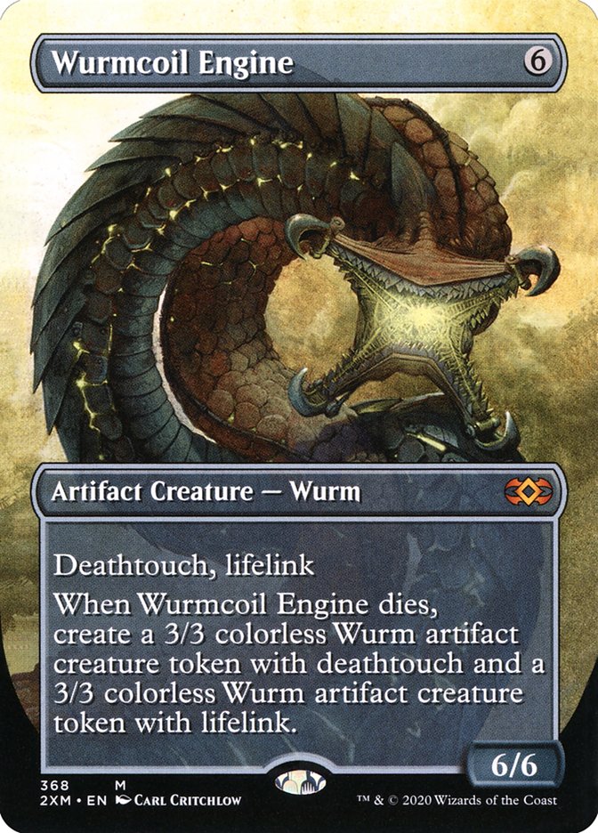 Wurmcoil Engine (Borderless) [Double Masters] | Fandemonia Ltd