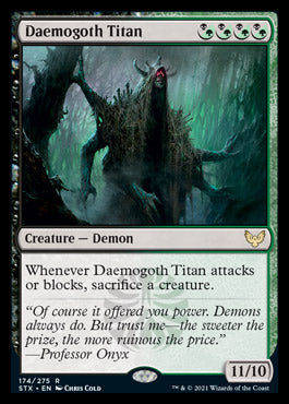 Daemogoth Titan [Strixhaven: School of Mages] | Fandemonia Ltd