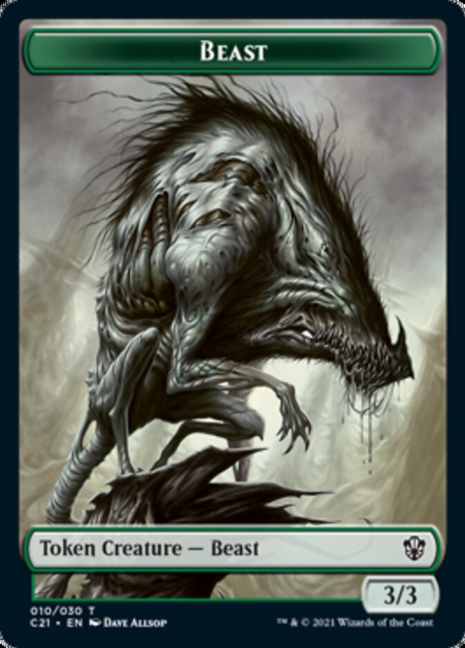 Beast (010) // Whale Token [Commander 2021 Tokens] | Fandemonia Ltd