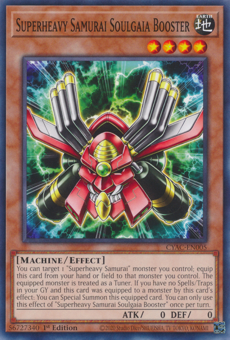 Superheavy Samurai Soulgaia Booster [CYAC-EN005] Common | Fandemonia Ltd