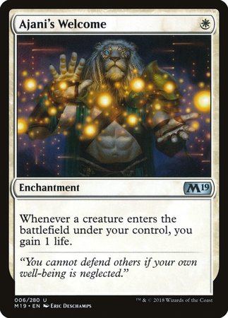 Ajani's Welcome [Core Set 2019] | Fandemonia Ltd