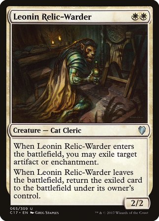 Leonin Relic-Warder [Commander 2017] | Fandemonia Ltd