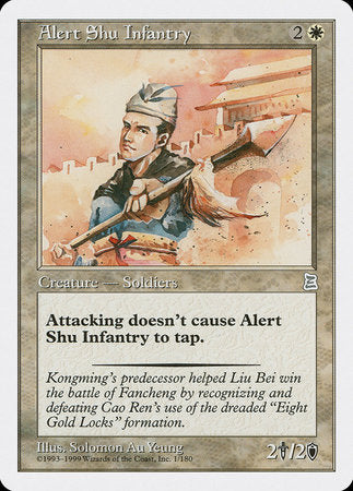 Alert Shu Infantry [Portal Three Kingdoms] | Fandemonia Ltd