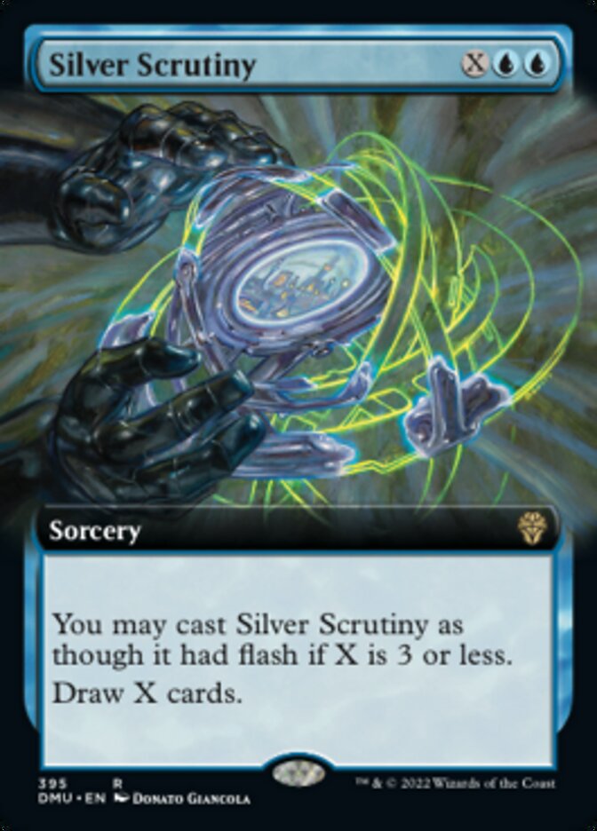 Silver Scrutiny (Extended Art) [Dominaria United] | Fandemonia Ltd