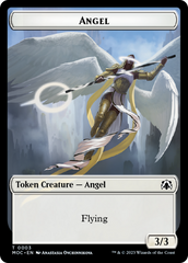 Angel (3) // Demon Double-Sided Token [March of the Machine Commander Tokens] | Fandemonia Ltd