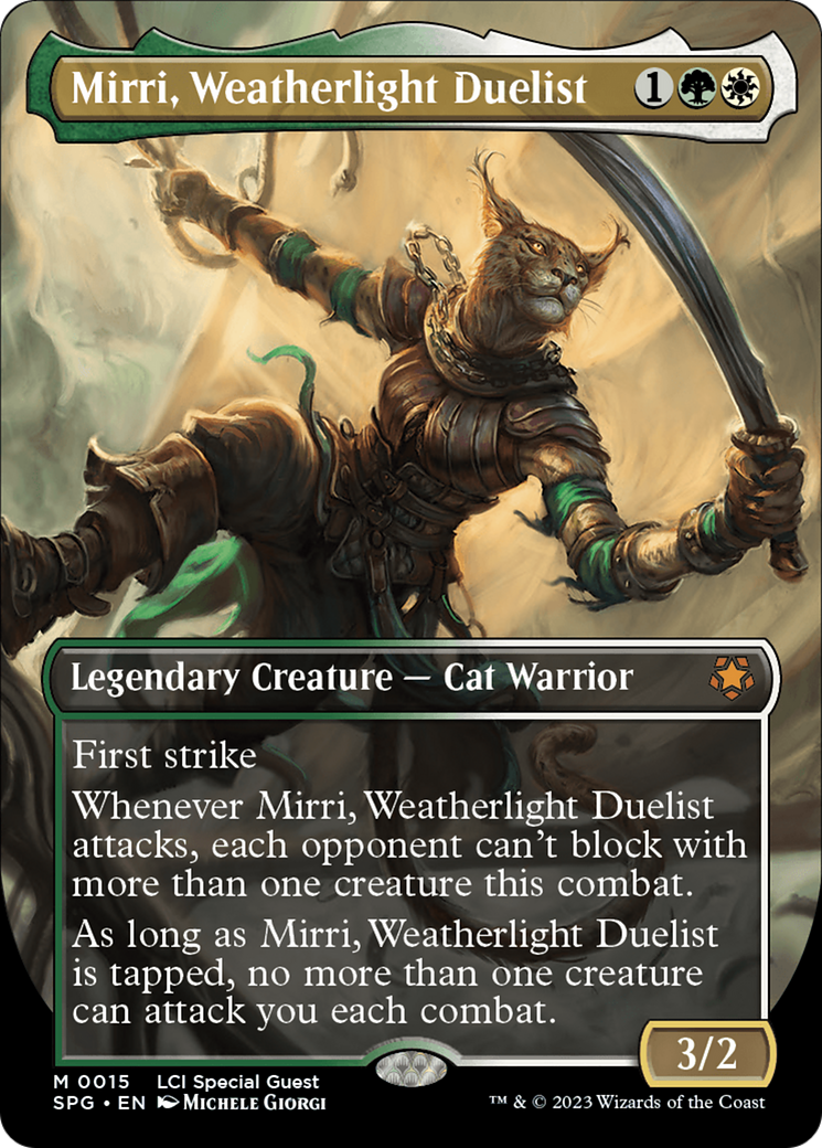 Mirri, Weatherlight Duelist (Borderless) [The Lost Caverns of Ixalan Special Guests] | Fandemonia Ltd