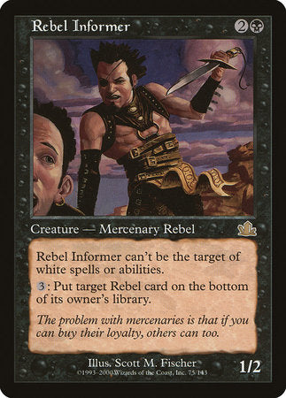 Rebel Informer [Prophecy] | Fandemonia Ltd