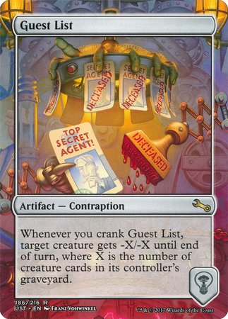 Guest List [Unstable] | Fandemonia Ltd