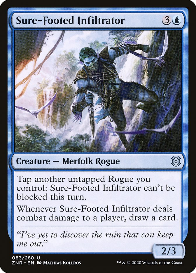 Sure-Footed Infiltrator [Zendikar Rising] | Fandemonia Ltd