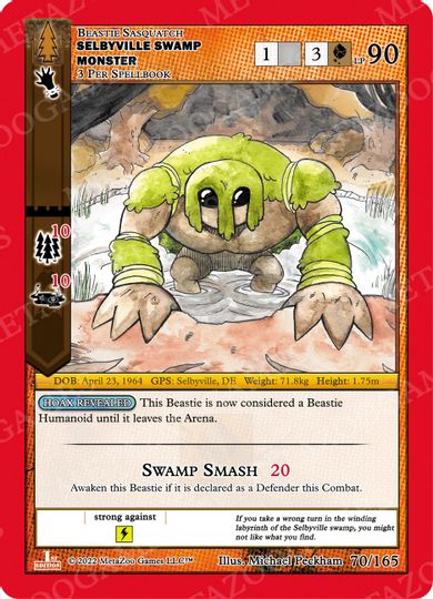 Selbyville Swamp Monster [Cryptid Nation: Wilderness] | Fandemonia Ltd