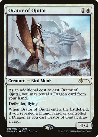 Orator of Ojutai [Friday Night Magic 2015] | Fandemonia Ltd