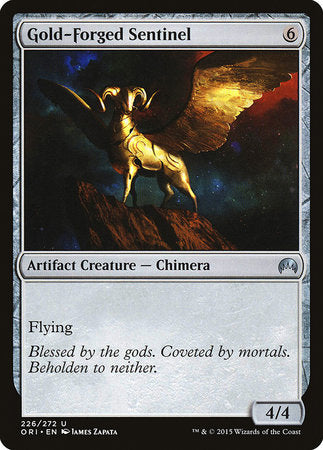 Gold-Forged Sentinel [Magic Origins] | Fandemonia Ltd