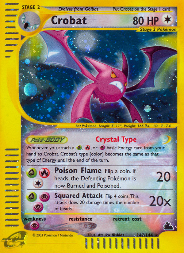 Crobat (147/144) [Skyridge] | Fandemonia Ltd