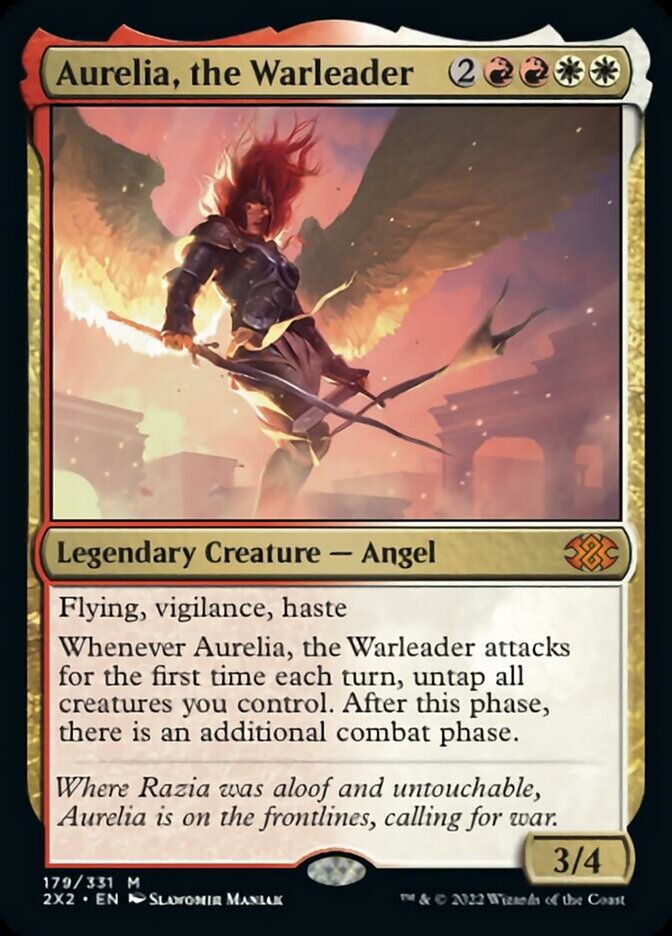 Aurelia, the Warleader [Double Masters 2022] | Fandemonia Ltd