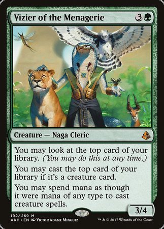 Vizier of the Menagerie [Amonkhet] | Fandemonia Ltd