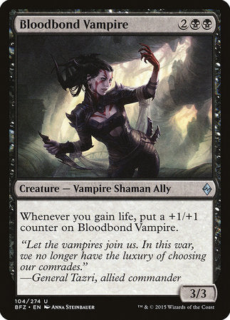 Bloodbond Vampire [Battle for Zendikar] | Fandemonia Ltd