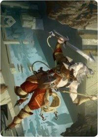 Cliffhaven Sell-Sword Art Card [Zendikar Rising Art Series] | Fandemonia Ltd