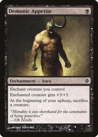 Demonic Appetite [Rise of the Eldrazi] | Fandemonia Ltd