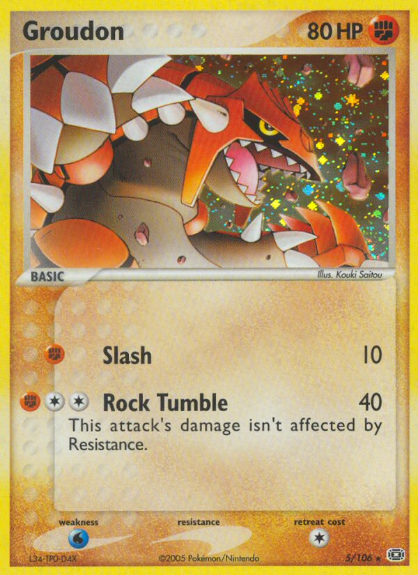 Groudon (5/106) [EX: Emerald] | Fandemonia Ltd