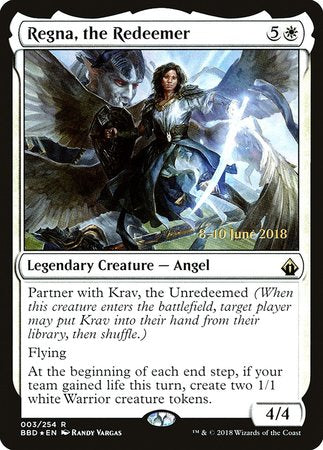 Regna, the Redeemer [Battlebond Promos] | Fandemonia Ltd