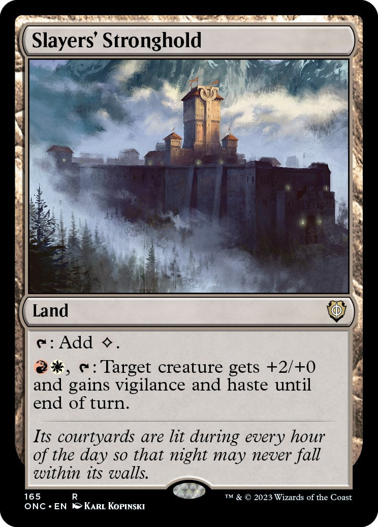 Slayers' Stronghold [Phyrexia: All Will Be One Commander] | Fandemonia Ltd