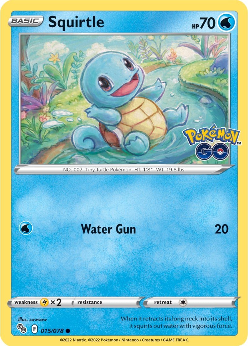 Squirtle (015/078) [Pokémon GO] | Fandemonia Ltd