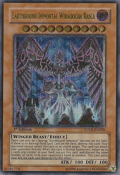 Earthbound Immortal Wiraqocha Rasca [SOVR-EN026] Ultimate Rare | Fandemonia Ltd