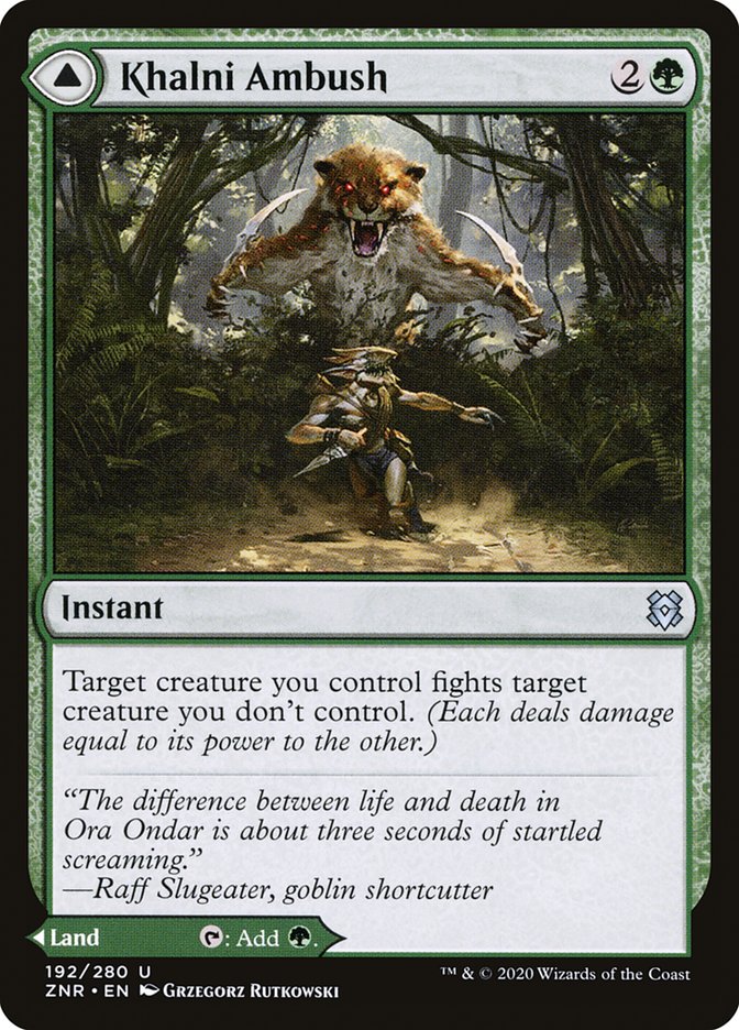 Khalni Ambush // Khalni Territory [Zendikar Rising] | Fandemonia Ltd