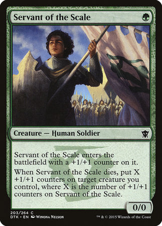 Servant of the Scale [Dragons of Tarkir] | Fandemonia Ltd