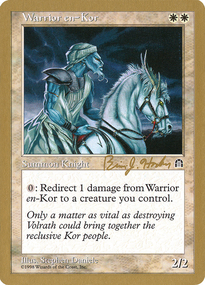 Warrior en-Kor (Brian Hacker) [World Championship Decks 1998] | Fandemonia Ltd