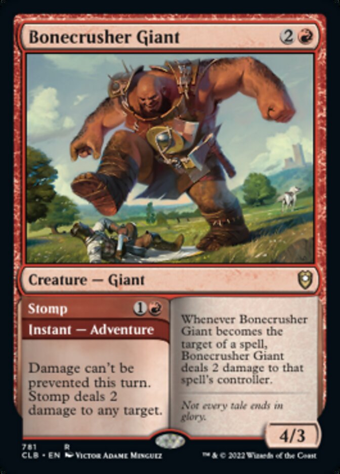 Bonecrusher Giant // Stomp [Commander Legends: Battle for Baldur's Gate] | Fandemonia Ltd