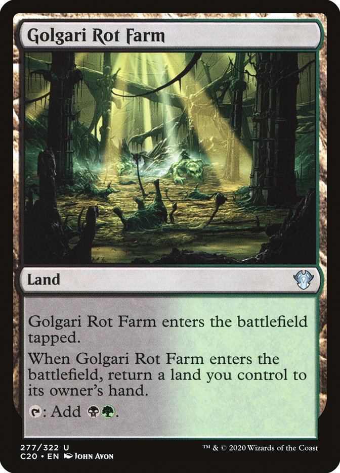 Golgari Rot Farm [Commander 2020] | Fandemonia Ltd