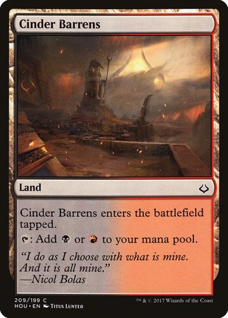 Cinder Barrens [Hour of Devastation] | Fandemonia Ltd
