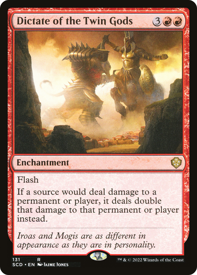 Dictate of the Twin Gods [Starter Commander Decks] | Fandemonia Ltd