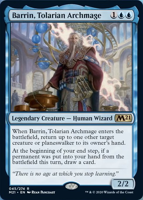 Barrin, Tolarian Archmage [Core Set 2021] | Fandemonia Ltd