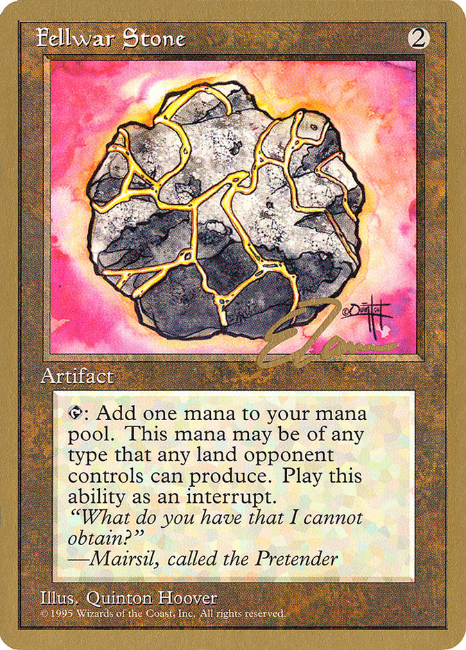 Fellwar Stone (Eric Tam) [Pro Tour Collector Set] | Fandemonia Ltd