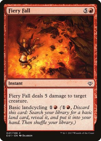 Fiery Fall [Archenemy: Nicol Bolas] | Fandemonia Ltd