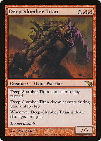 Deep-Slumber Titan [Shadowmoor] | Fandemonia Ltd