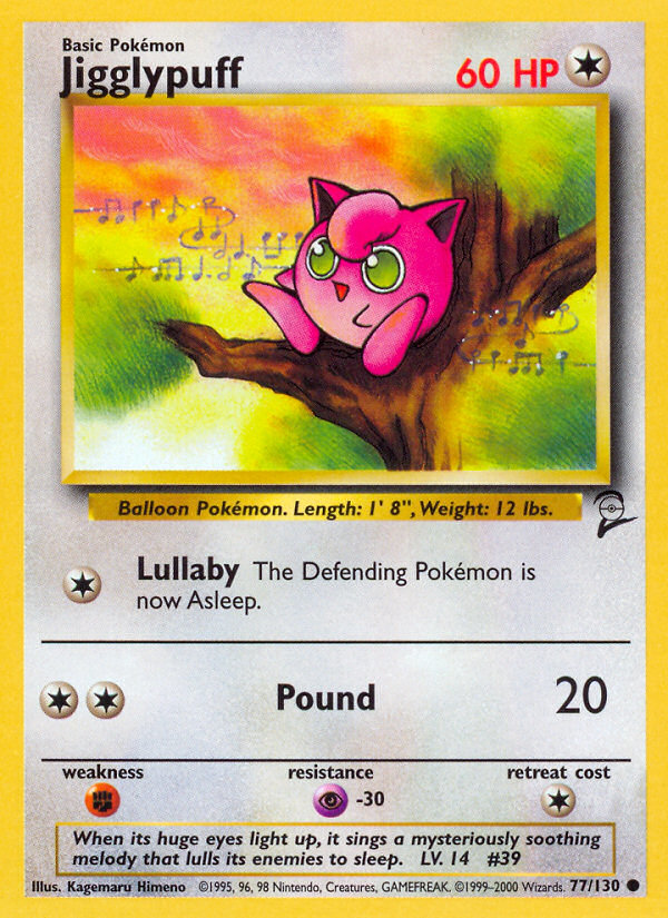 Jigglypuff (77/130) [Base Set 2] | Fandemonia Ltd