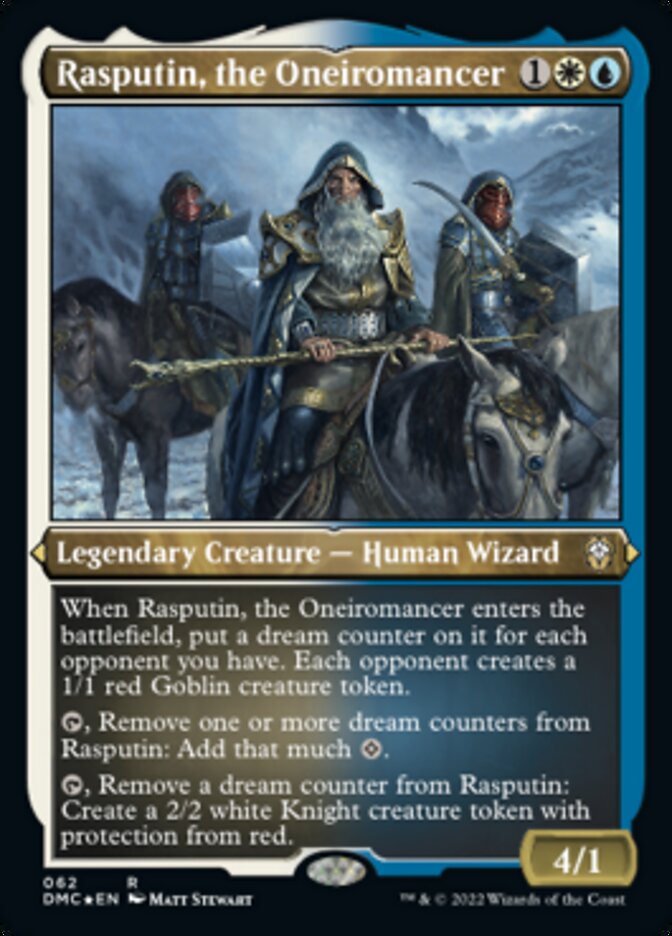 Rasputin, the Oneiromancer (Foil Etched) [Dominaria United Commander] | Fandemonia Ltd